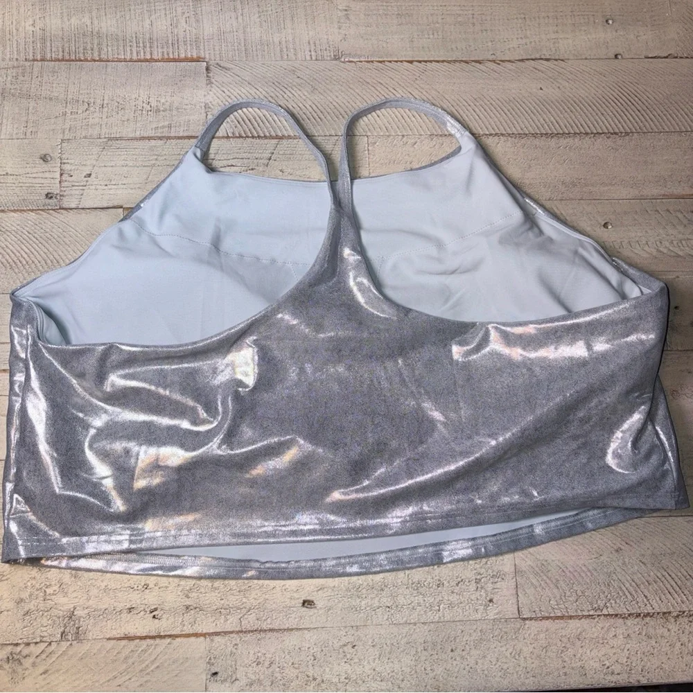 Old Navy Active Womens Powersoft Tank Top Light Support Built In Bra Size 4X - Picture 9 of 16